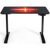 Gymax Electric Standing Gaming Desk Sit to Stand Height Adjustable Table Black