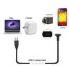 JSER Down Up Angled USB 3.1 Type-C Dual Screw Locking to Standard USB3.0 Data Cable 90 Degree Compatible for Camera