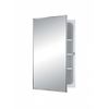 Jensen 468BC Basic Styleline Recessed Steel Medicine Cabinet, White