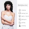 4 Pieces Extra Large Satin Sleep Cap for Long Hair,Long Dreadlock Night Sleep Bonnet for Women