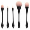 Slim N' Sleek Makeup Brush Set Liquid Powder Brushes Kit for Foundation Blush