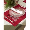 DII Christmas Kitchen, Polyester, Red, Snowman Placemat Set, 13x19
