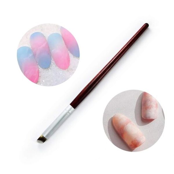 1 Piece Professional Nail Art Brush Manicure Gel Polish Brush Gradually Blooming Color Nail Drawing Pen