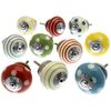 Mixed Set of Bright Coloured Cupboard Knobs x Pack 10 (MANGO-98)