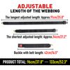 Black 2 Point Retractable Safety Seat Belt Lap Extra long Adjustable Nylon Strap