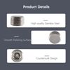 AUXBC Stainless Steel Pipe Fitting 3/4" NPT Hexagonal Countersunk Male Thread Pipe Plug, 3PCS