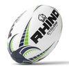Rhino Cyclone Rugby Ball, White, Size 4