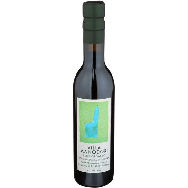 Villa Manodori Organic Balsamic Vinegar, Brown, 8.5 Fl Oz