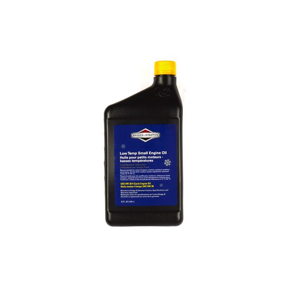 Briggs & Stratton 100030C SAE 5W-30 4-Cycle Snow Thrower Oil - 32 Oz.