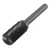 CNBTR Silver 6x12mm A-Type Rotary Burr Drill Bit Double Tool Carbide Grinding Head