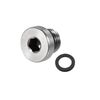 sourcing map Stainless Steel Inner Hex Head M10x1 Pipe Fitting Plug with Seal Ring for Terminate Pipe Ends