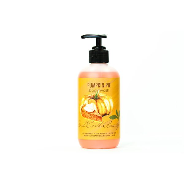 Good Earth Beauty Natural Body Wash - Pumpkin Pie - 8 Ounce Pump