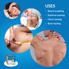 MOOM Waxing Hair Removal Strips for Men Polycotton, Specially Engineered for Maximum Hair Removal – Perfect for Back, Chest & Body Hair Wax (48 Count) 1 Pack