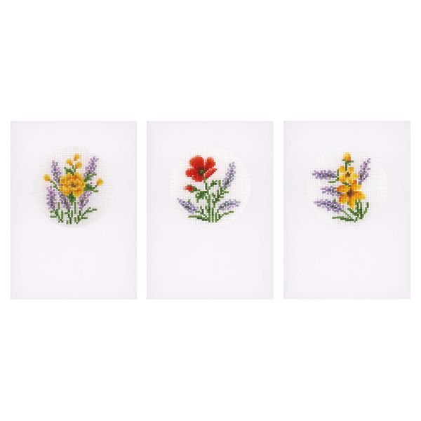 Vervaco Greeting Card Kit, Cotton, Assorted