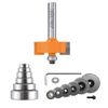 CMT 835.001.11 Rabbeting Set, 1/4-Inch Shank