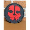 PVC Tactical Morale Patch, Red Ghost Skull Patch, Call of Duty Gun Patch