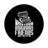 Writers Block Funny Imaginary Friends Author Writer PopSockets Adhesive PopGrip