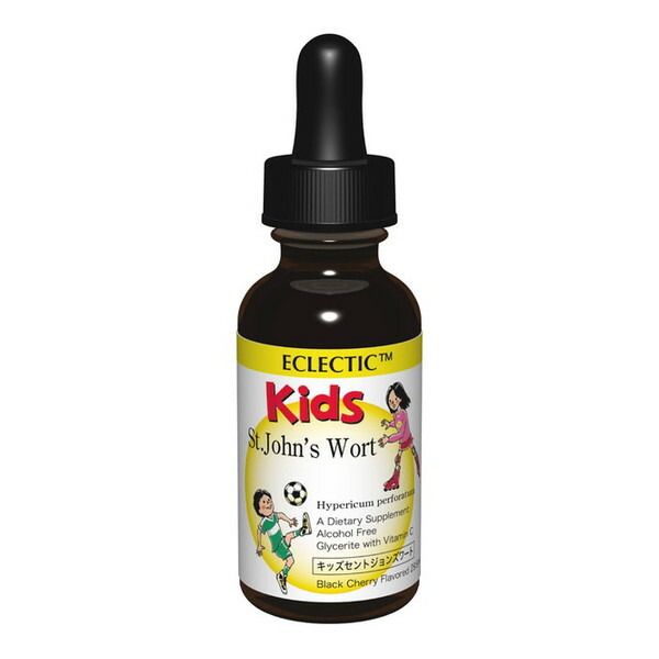 ECLECTIC E127 Organic Herbal Supplement Kids St. John&#39;s Wort 29.5ml