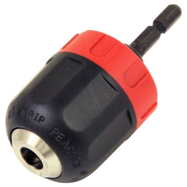 E-Value Two-Tone Keyless Drill Chuck Black & Red