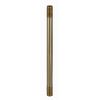 B&P Lamp® 6 Inch Solid Brass 1/8 IP Threaded Rod