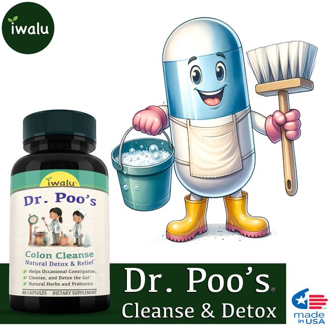 Lymphatic Drainage - Dr Poos Helps Debloat + Relieve Stuck Poop + Detoxify - USA