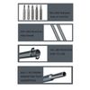 Screwdriver Set Magnetic Tool 25 in 1 Precision Kit Electric Power Bits Repair