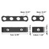 X AUTOHAUX 2 Set 8mm Car Engine Spark Plug Wire Separator Looms Divider Black