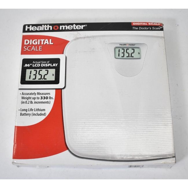 Health o Meter Weight Tracking Digital Scale HDM770-01, White