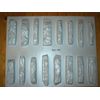 1 Set of 16 Molds to Make Drystack Ledgestone Rocks, ODL-01