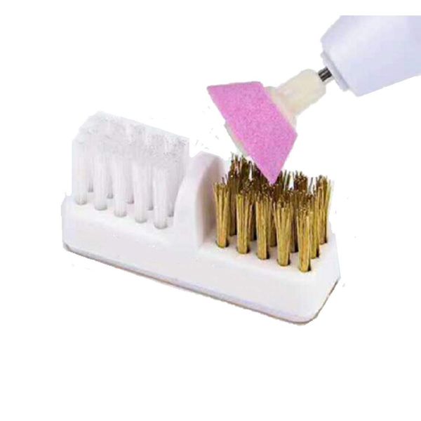 Nail Bit Stand Storage Case QT-114 (Cleaning Brush)