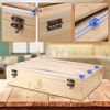 Bamboo Foil and Plastic Wrap Dispenser with Cutter – Organization and Storage