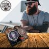 Viking Revolution 4 Beard Balm Variety Pack (1oz Each)- Sandalwood, Pine & Cedar, Bay Rum, Clary Sage- Styles, Strengthens & Softens Beards & Mustaches - Leave in Conditioner Wax for Men