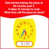 Learning ADVANTAGE-25615 edx Education Write-On/Wipe-Off Clock Dials - Set of 5