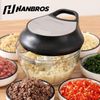 Manual Food Processor Vegetable Chopper, Portable Hand Pull String ... Fast Ship