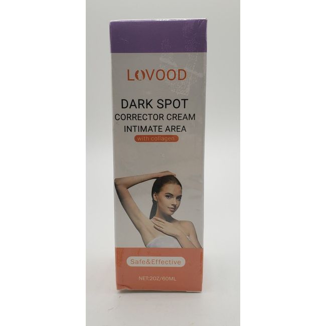 Lovood Dark Spot Corrector Cream, With Collagen, Upgraded Formula, 2 oz