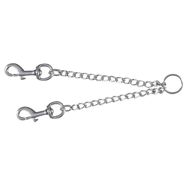 TRIXIE Chromed Twin Chain Coupler, 42 cm x 2 mm