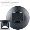 Meinl MS-BK Cajon Add On Motion Shaker, Black, Medium