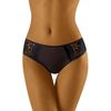 Wolbar Damen Hüft-String WB101, Schwarz M