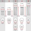SPARES2GO Control Knob Dial Switch for Air Fryer Mini Oven Multi Cooker (Silver)