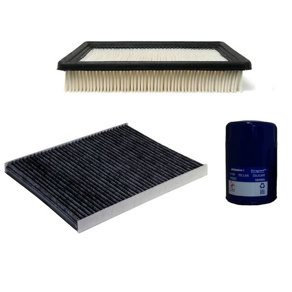 Engine Oil & Carbon Air Cabin Filter Kit ACDelco For Caddy DeVille DHS 4.6L V8