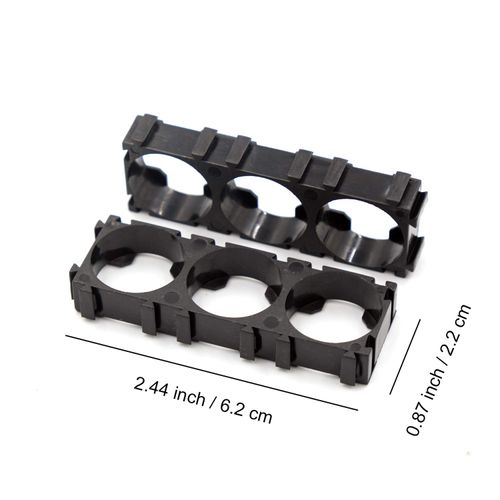 Bestol 3x5 Cell/4x5 Cell/2xCell/3xCell/18x6x50x1 Cell 18x6x50 Batteries Spacer Radiating Shell Plastic Heat Holder Bracket (100pcs Triple bracket)