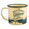 Gentlemen's Hardware GEN321 Enamel Mug Outdoors, Yellow