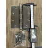 Solid Brass Door Hinge Ball Bearing 4.5" x 4" with Ball Head (Antique Bronze)