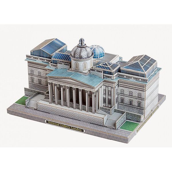 3D Puzzle Construction Kit Cardboard Worldwide Building National Gallery Toy#590