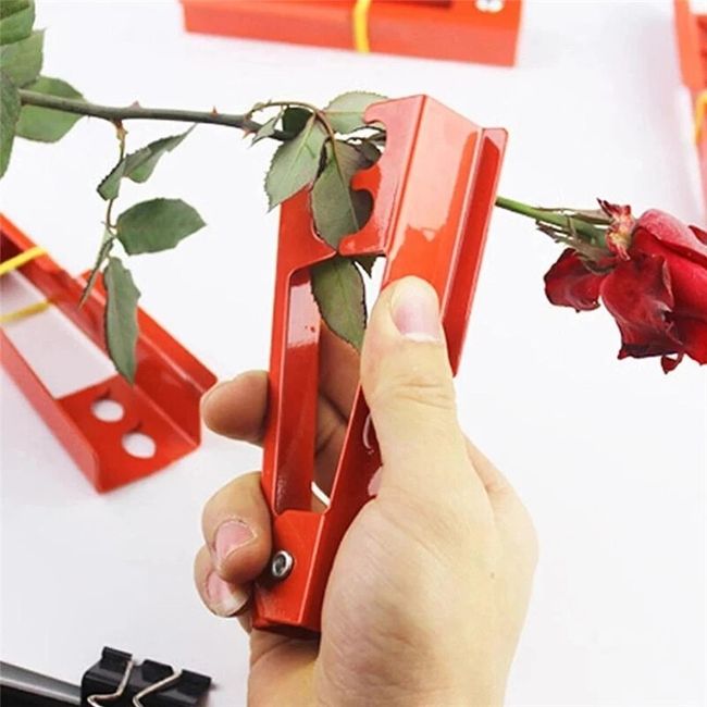 Rose Leaf Thorn Stripper Rose Stem Leaf Thorn Stripper Remover Pink