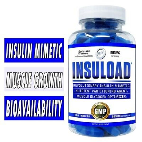 Hi-Tech Pharmaceuticals Insuload GDA Nutrient Partitioning Agent 120 Tablets New