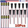 5Set Waterproof 2Pin 2Way Car Electrical Wire Connector Plug Marine Car Auto