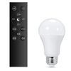 LED Light Bulb Dimmable with Remote Control Dimmable Replacement E26/27 Base 12W (Bulb + Remote Control, 3 Color Dimmable)