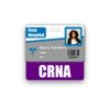 CRNA Badge Buddy Horizontal w/Height & Weight Conversion Charts (Standard, Purple)