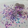 PrettyG 10 Grams/Pack - Pearl Iridescent Dinosaur Shape Glitter Sequins - Festival Rave Beauty Makeup Face Body Nail Craft Art Decoration (Mixes Colors)